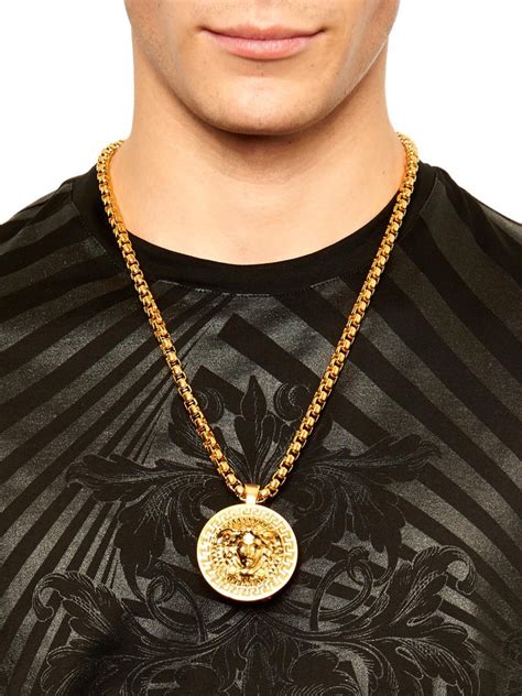 versace mens chains|versace gold chains for men.